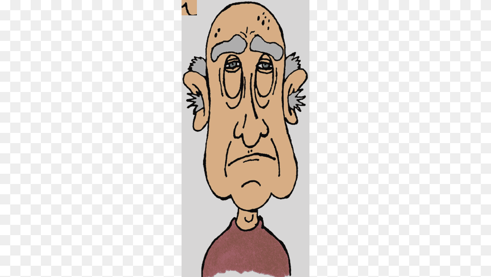 Cartoon Old Man Clipart, Baby, Head, Person, Face Png Image