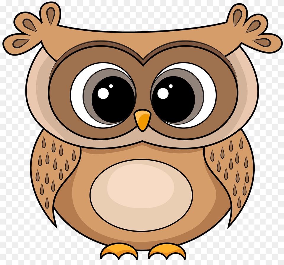 Cartoon Owl Clipart, Food, Nut, Plant, Produce Free Png
