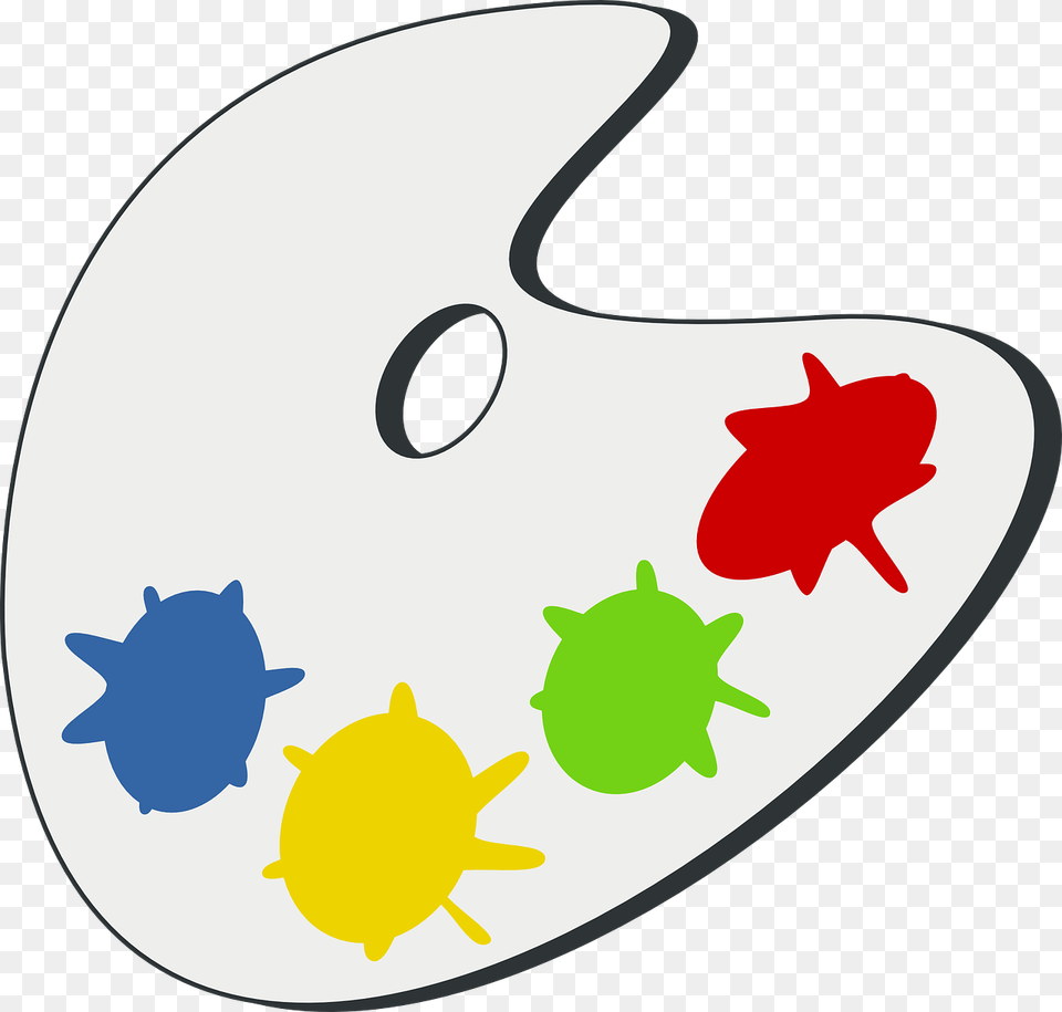 Cartoon Paint Palette Paint Container, Animal, Sea Life, Reptile Free Transparent Png