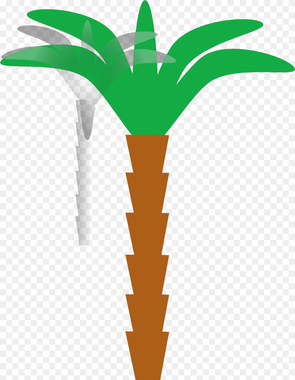 Cartoon Palm Tree Svg Vector Cartoon Small Palm Tree, Palm Tree, Plant, Cross, Symbol Free Png