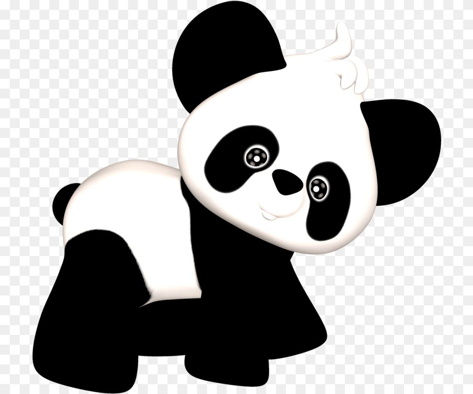 Cartoon Panda Without Background, Stencil, Animal, Bird, Penguin Free Transparent Png