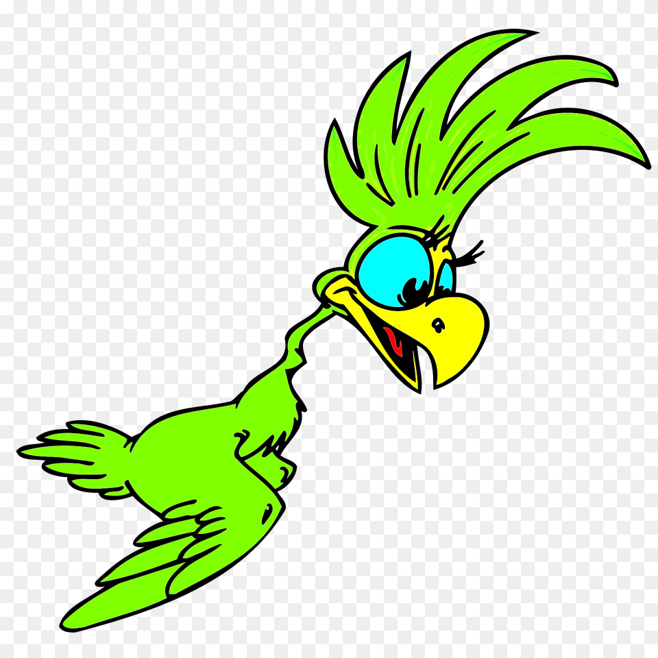 Cartoon Parrot Clipart, Animal, Beak, Bird, Fish Free Transparent Png