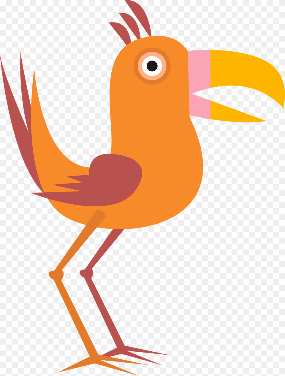 Cartoon Parrot Clipart, Animal, Beak, Bird, Fish Free Png