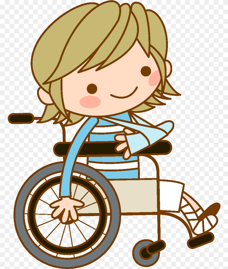 Cartoon Patient Wheelchair Element Clipart Nurse And Patient, Chair, Furniture, Face, Head Png