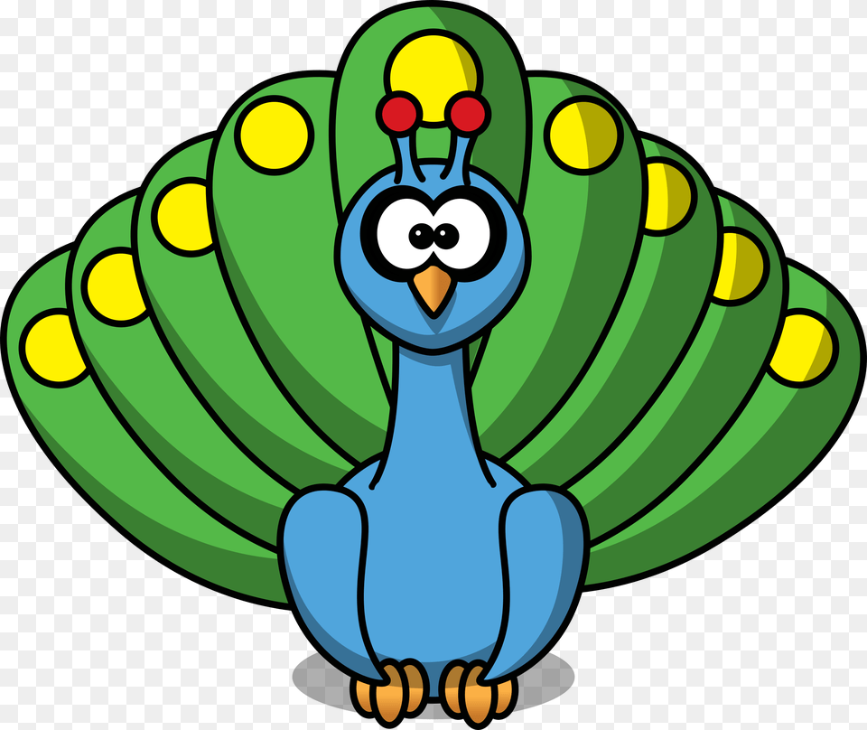Cartoon Peacock Icons, Banana, Food, Fruit, Plant Free Png