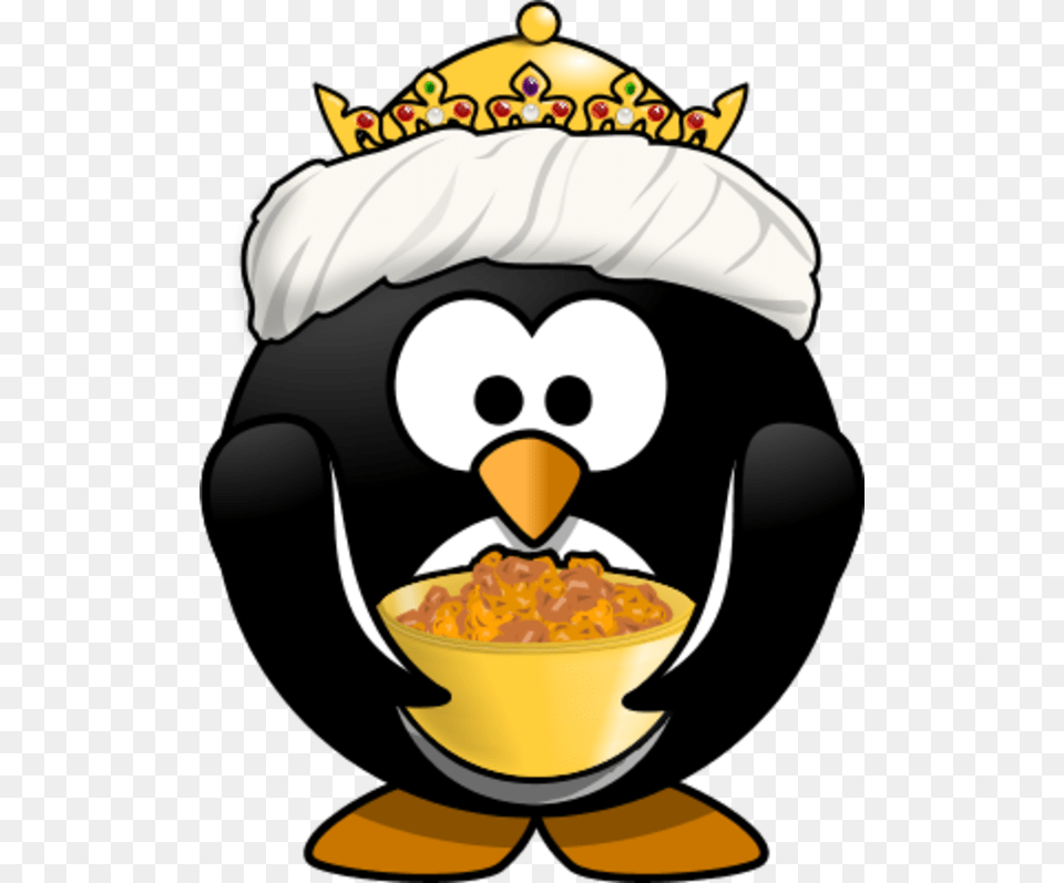 Cartoon Penguin, Cream, Dessert, Food, Ice Cream Png Image