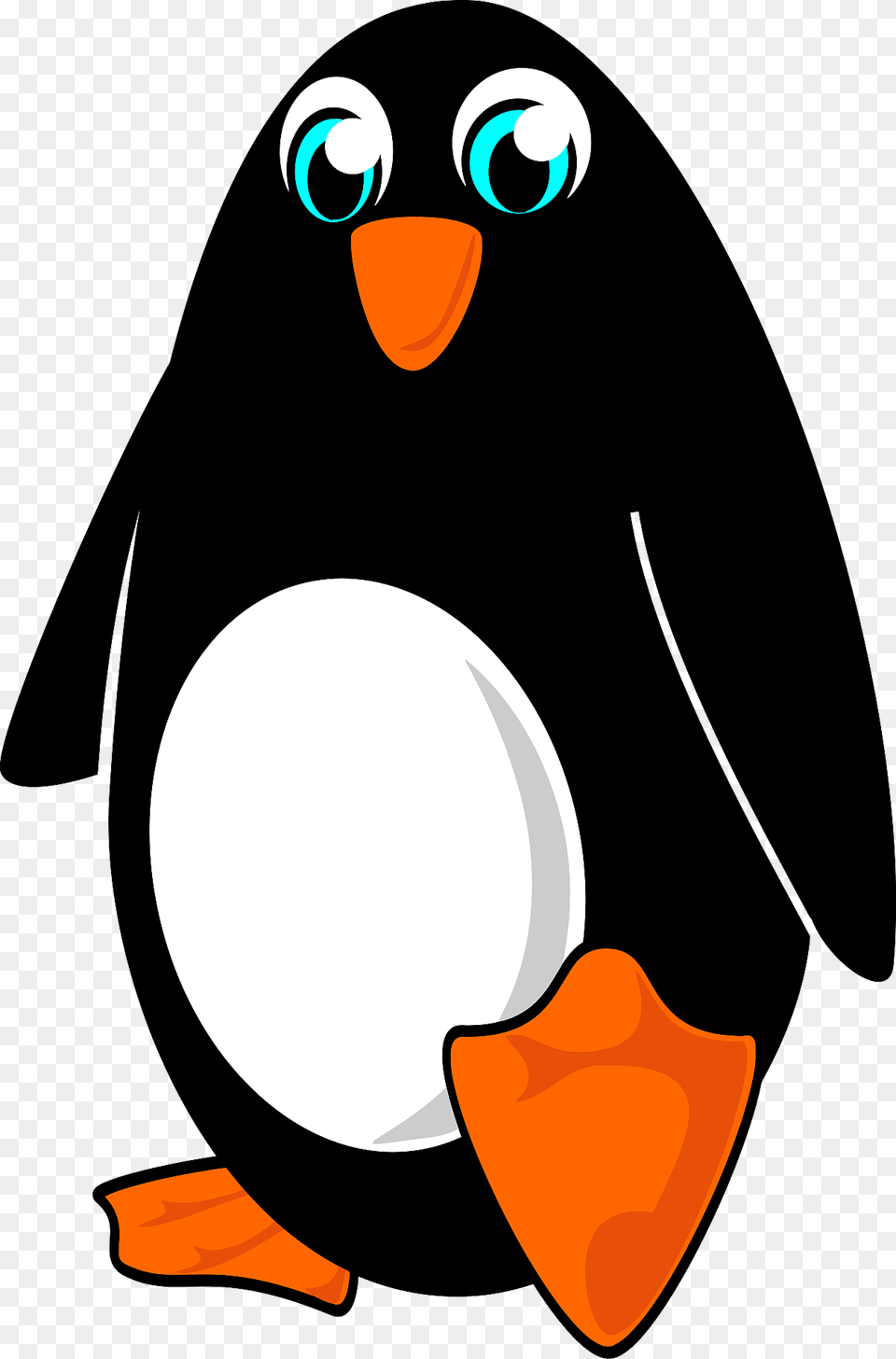 Cartoon Penguin Clipart, Animal, Bird, Fish, Sea Life Png Image