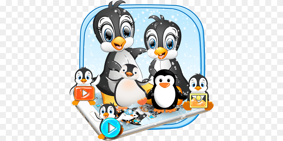 Cartoon Penguin Launcher Theme Apk 1 Animal Figure, Bird Png