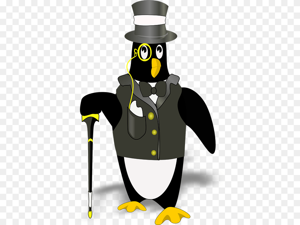 Cartoon Penguin Tuxedo, Nature, Outdoors, Snow, Snowman Png