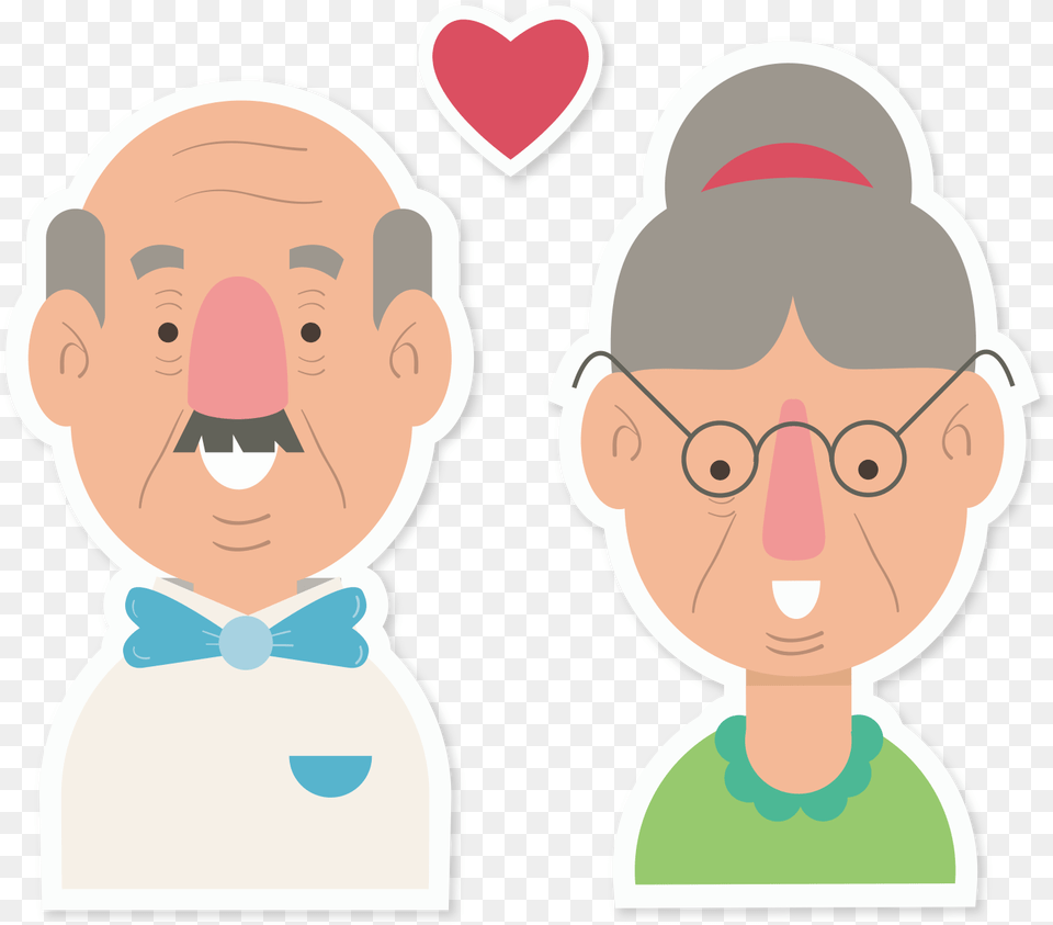 Cartoon People Background Old Person Cartoon, Face, Head, Photography, Portrait Free Png Download