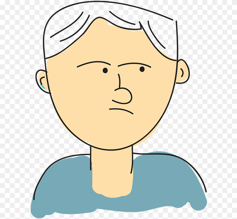 Cartoon People Man On Pixabay Cartoon People For Comic, Face, Head, Person, Photography Png Image