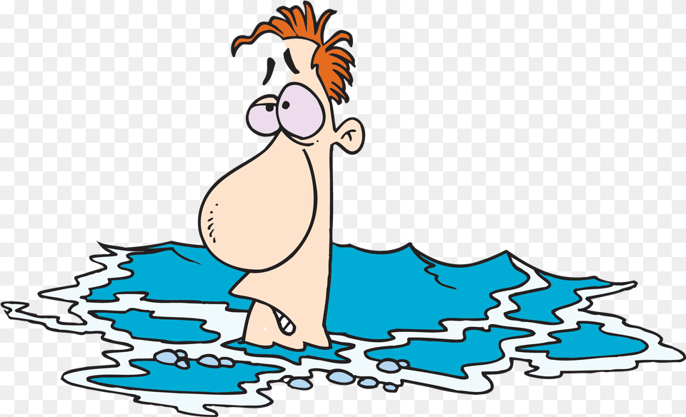 Cartoon People Swimming Person Drowning, Baby, Water Png