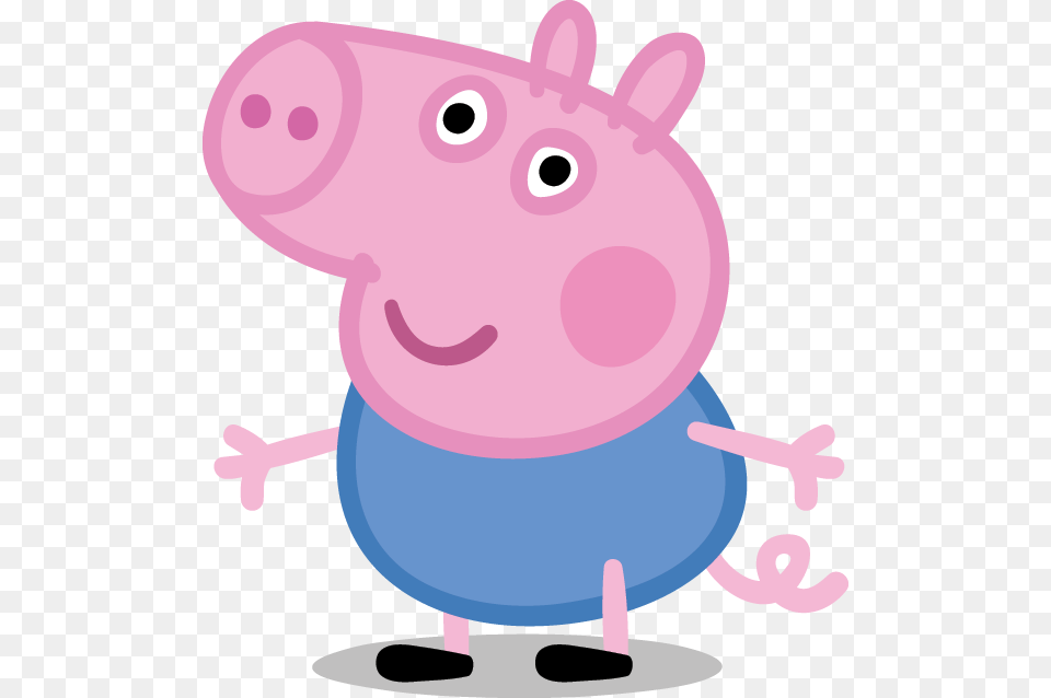 Cartoon Peppa Pig George, Animal, Fish, Sea Life, Shark Png Image