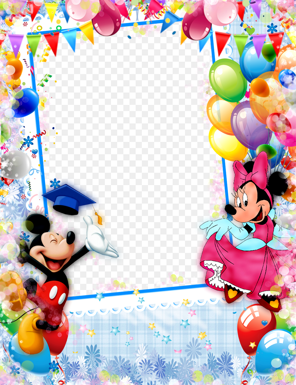 Cartoon Photo Frame Design, People, Person, Balloon, Baby Free Transparent Png