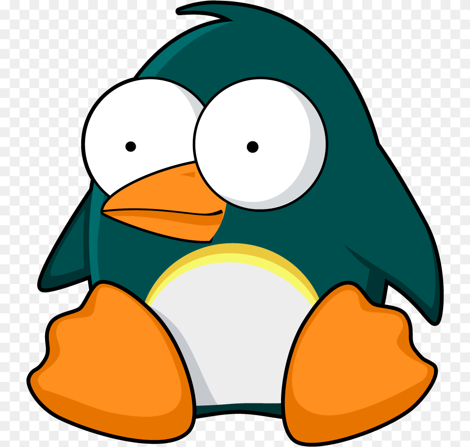 Cartoon Picture Cartoon Penguin, Animal, Bird, Fish, Sea Life Png Image