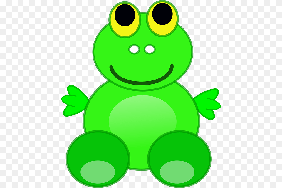 Cartoon Pictures Of Dibujos Animados De Anfibios, Green, Amphibian, Animal, Frog Png Image