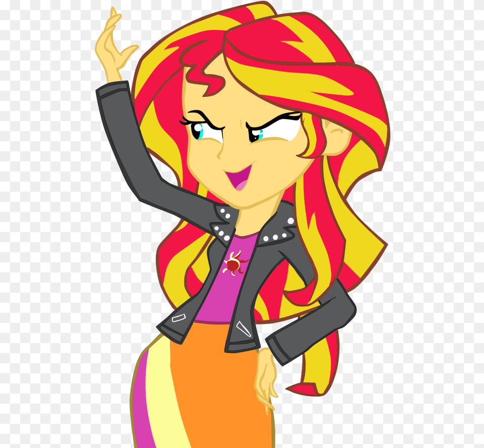 Cartoon Pictures Of Little Girls Equestria Girls Sunset Shimmer 2013, Book, Comics, Publication, Adult Free Transparent Png
