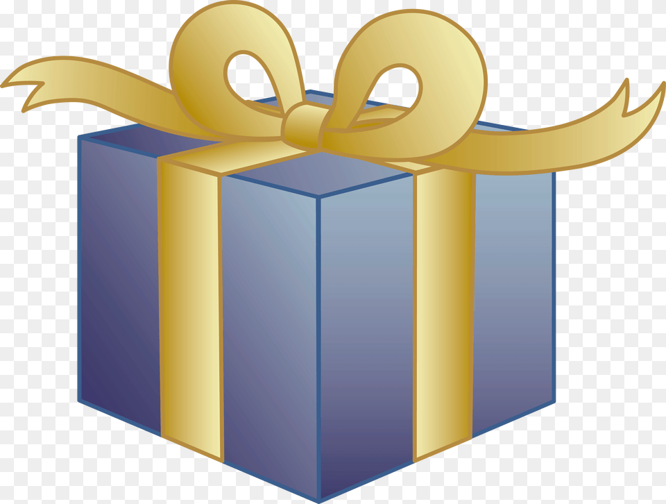 Cartoon Pictures Of Presents, Gold Png Image