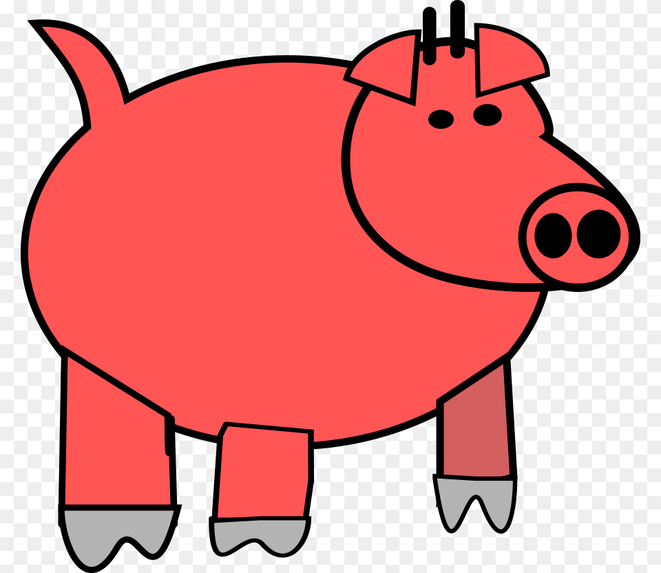 Cartoon Pig, Animal, Mammal, Bear, Wildlife Free Png