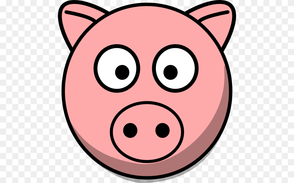 Cartoon Pig Face Vector, Snout, Piggy Bank, Nature, Outdoors Free Png Download