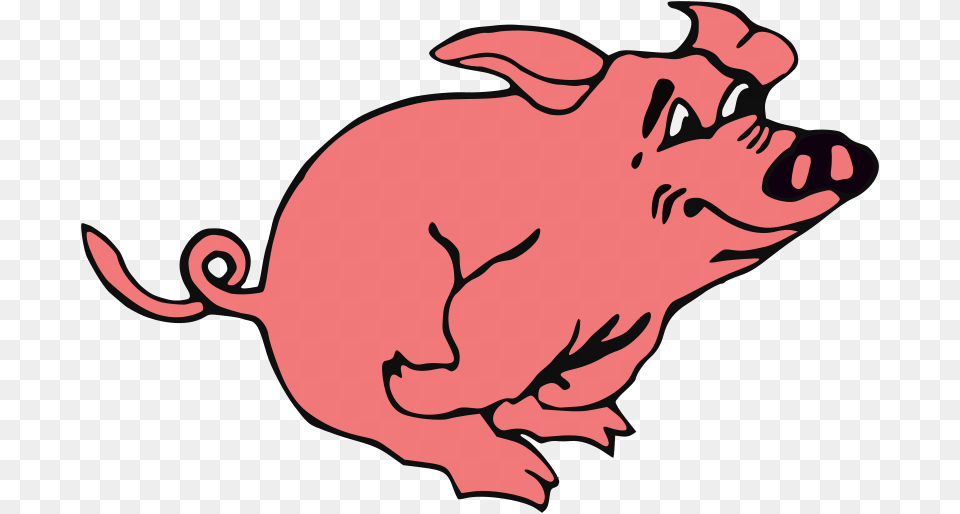 Cartoon Pig Roast Clipart, Animal, Hog, Mammal, Baby Free Transparent Png