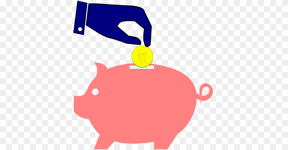 Cartoon Piggy Bank, Animal, Mammal, Pig, Piggy Bank Free Transparent Png