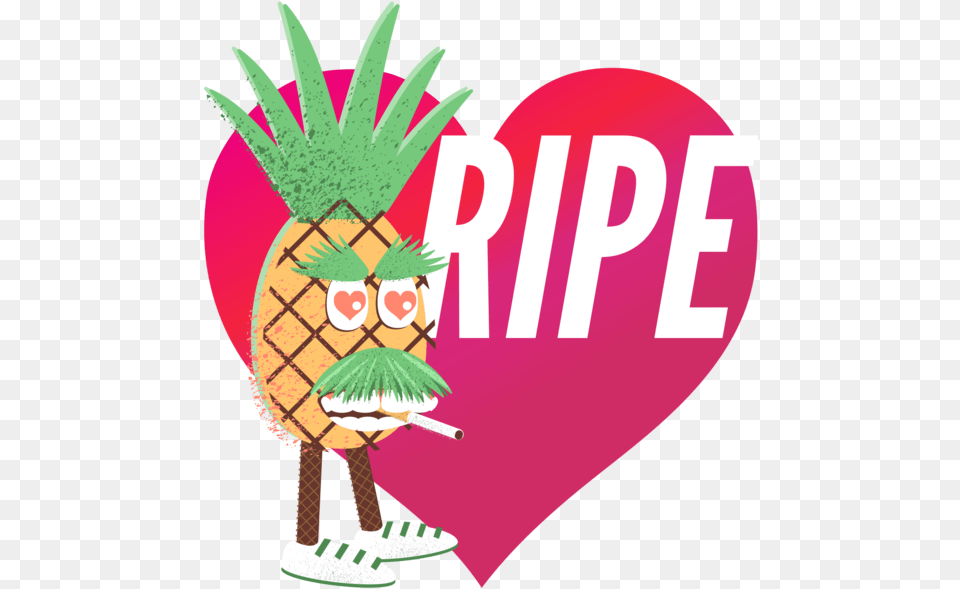 Cartoon Pineapple Cartoon, Food, Fruit, Plant, Produce Free Png
