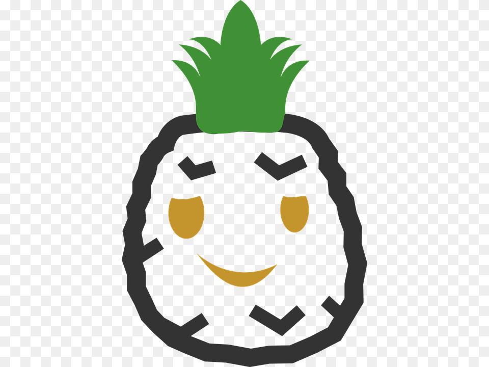Cartoon Pineapple Cliparts 10 Buy Clip Art Pineapple, Food, Fruit, Plant, Produce Free Png Download