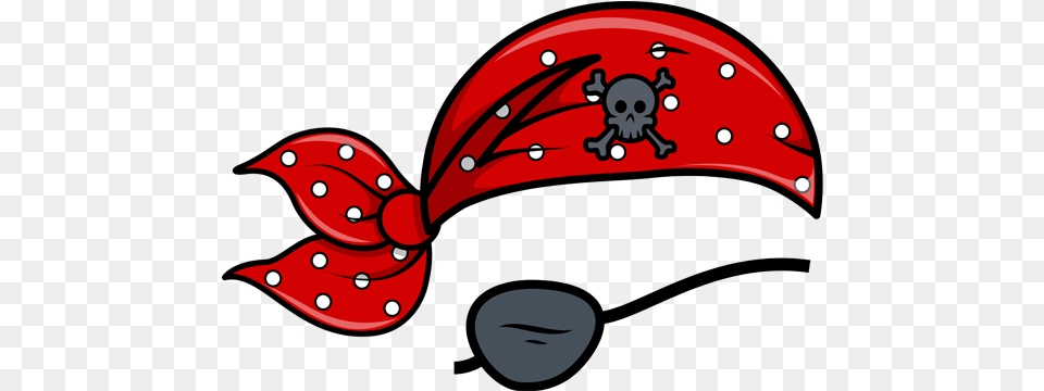 Cartoon Piracy Drawing Skull, Accessories, Bandana, Headband, Animal Free Transparent Png