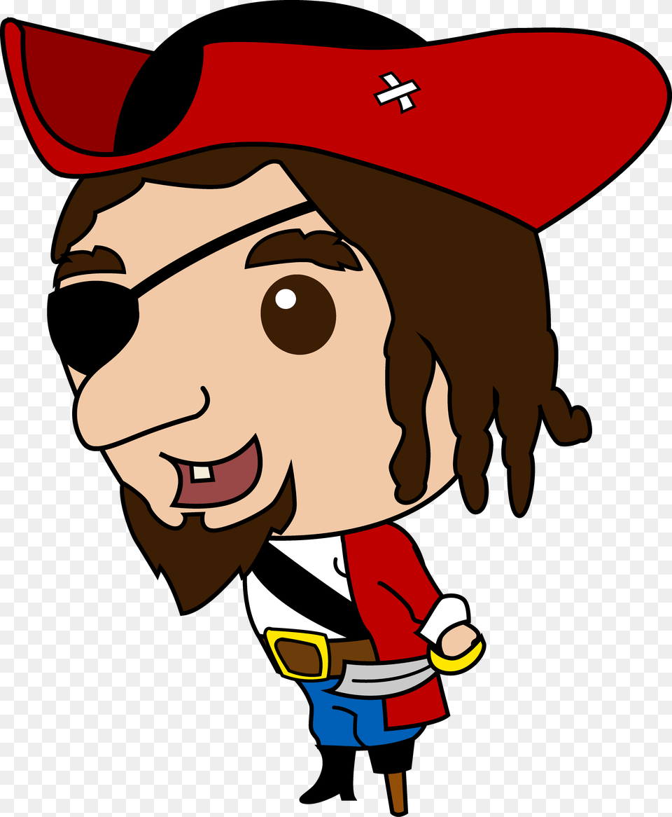 Cartoon Pirate Cliparts, Clothing, Hat, Person, Baby Png Image
