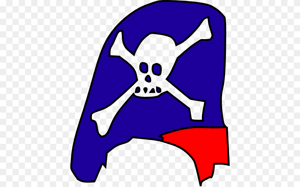 Cartoon Pirate Hat Skull Bones Clip Art, Person, Animal, Fish, Sea Life Free Png