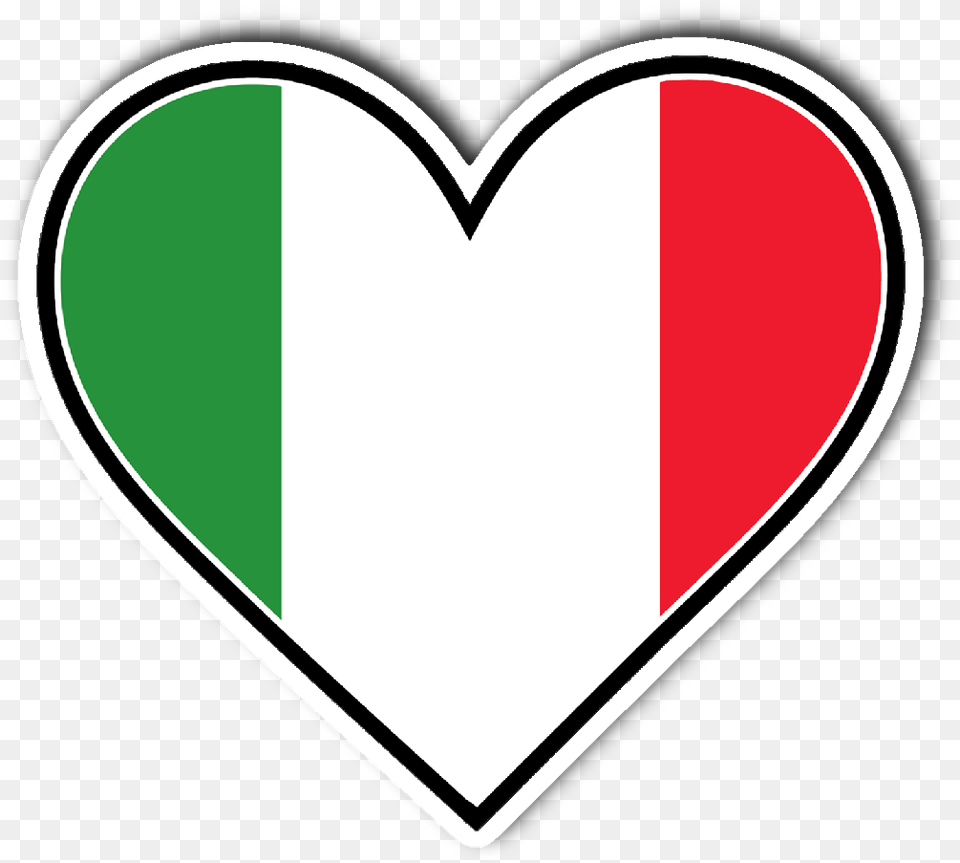 Cartoon Pizza Italian Flag, Heart Free Transparent Png