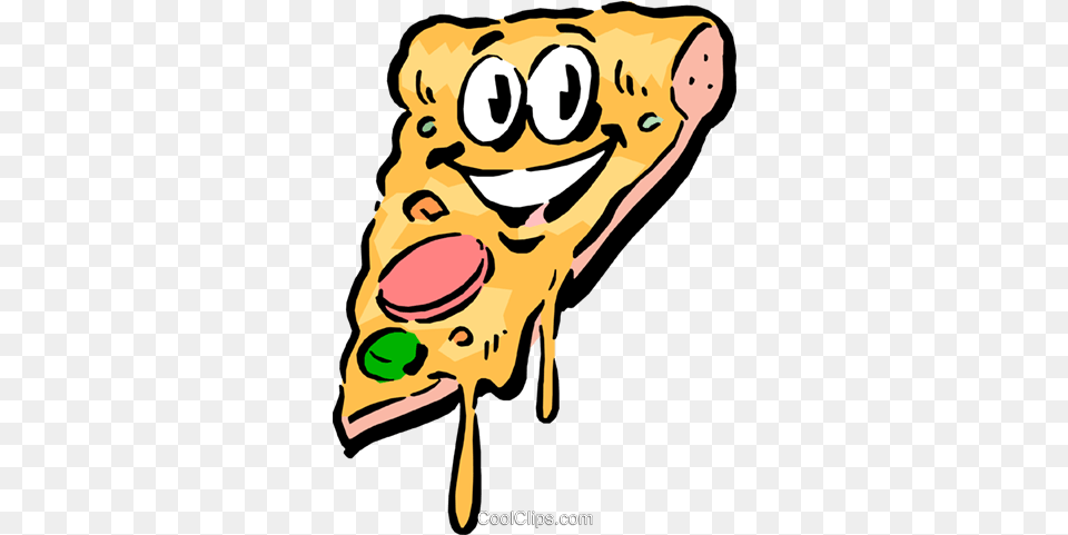 Cartoon Pizza Royalty Vector Clip Pizza Slice Animated, Food, Baby, Person, Snack Free Png Download