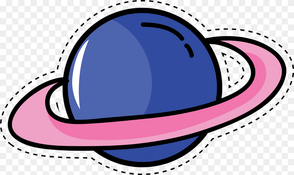 Cartoon Planets Clipart Planet Cartoon, Clothing, Hardhat, Hat, Helmet Free Transparent Png