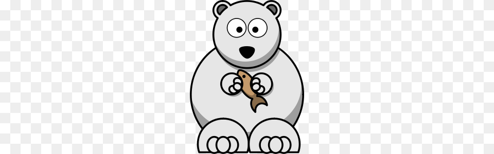 Cartoon Polar Bear, Animal, Mammal, Wildlife, Nature Png