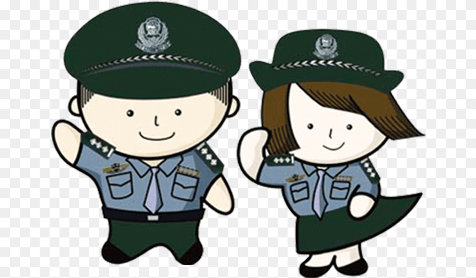 Cartoon Police Child, Book, Comics, Publication, Baby Png