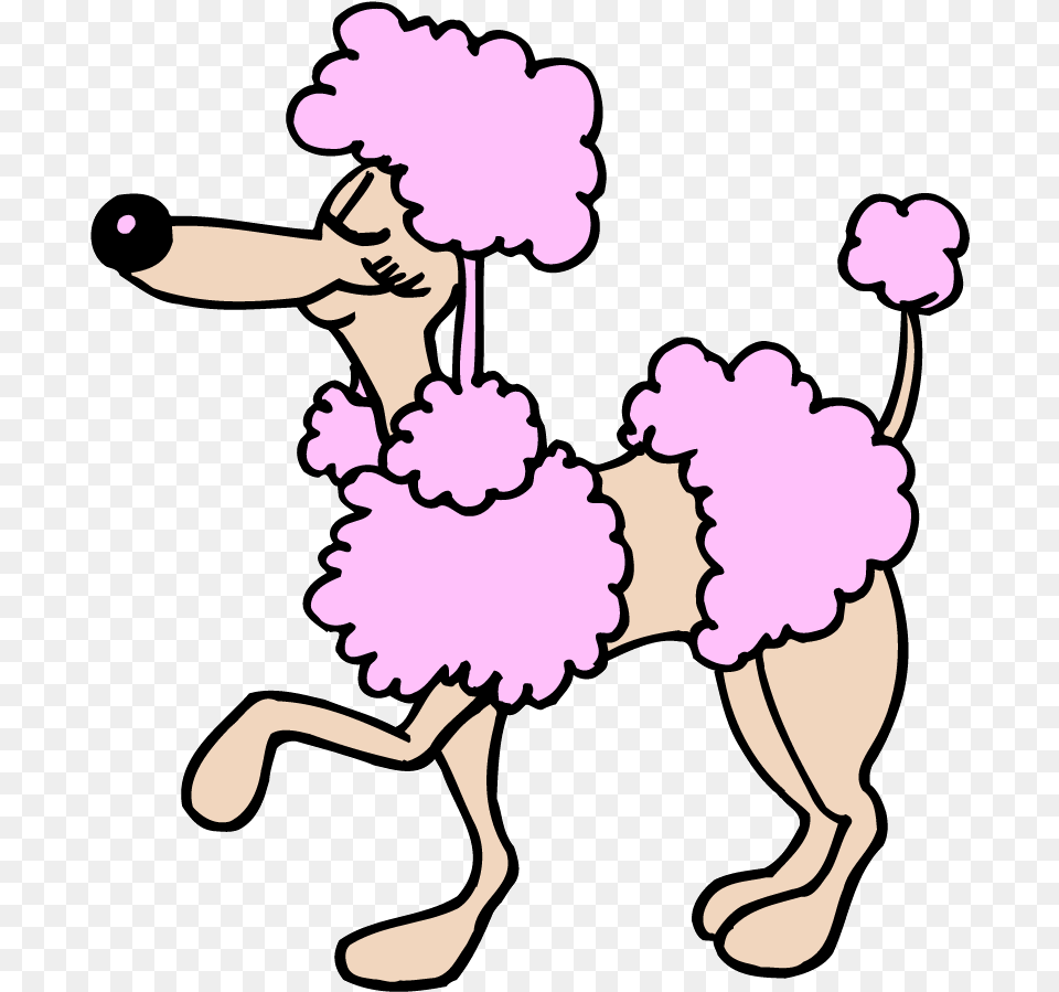 Cartoon Poodle French Poodle Clip Art, Person, Flower, Plant, Head Free Transparent Png