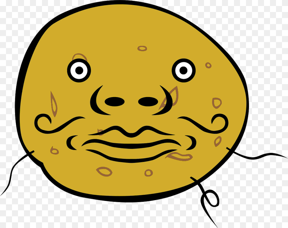 Cartoon Potato, Head, Person, Face, Baby Free Transparent Png