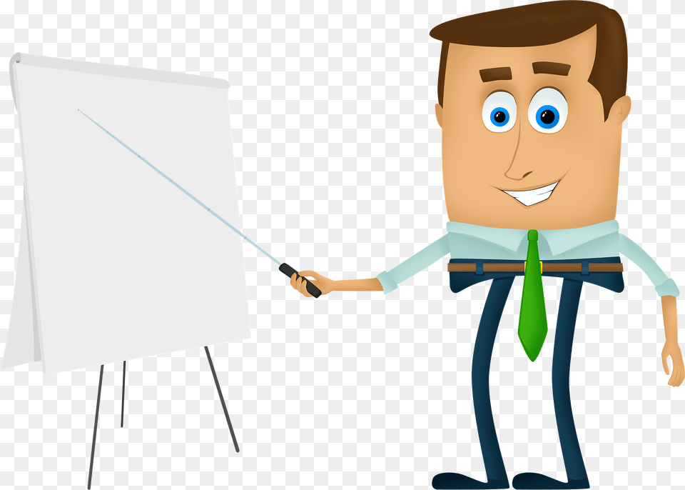 Cartoon Presenter Clipart, Baby, Person, White Board Free Png Download