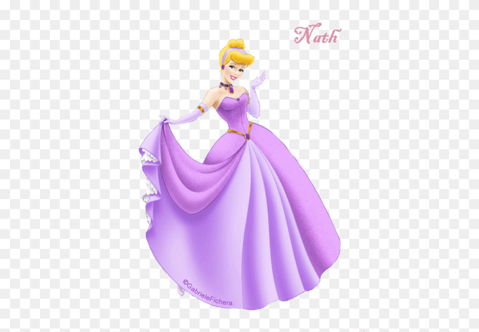 Cartoon Princess Disney Cinderella, Clothing, Dress, Figurine, Formal Wear Png