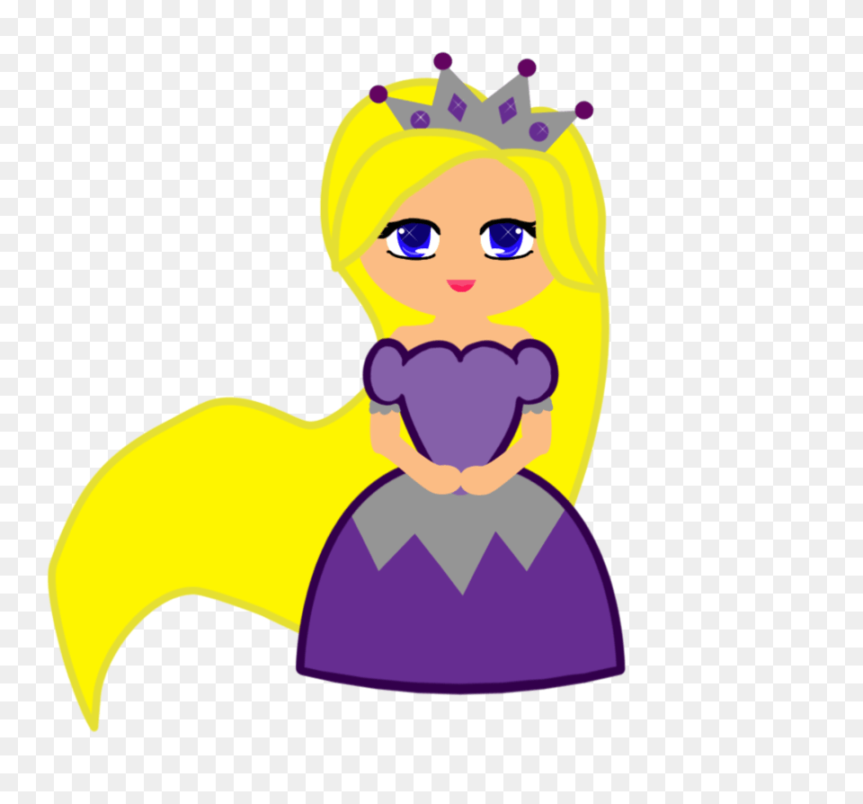 Cartoon Princess Images Group With Items, Fruit, Banana, Produce, Plant Png Image