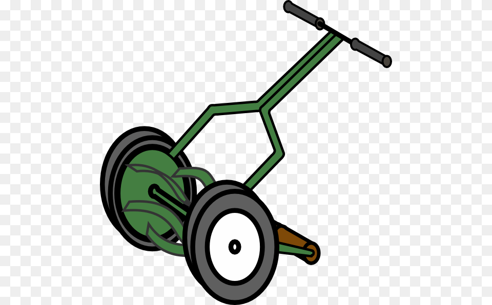 Cartoon Push Reel Lawn Mower Clip Art, Grass, Plant, Device, Lawn Mower Free Transparent Png