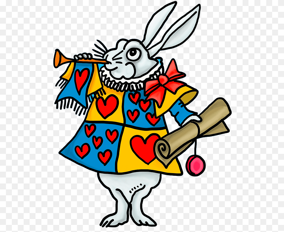 Cartoon Rabbit Clipart White Rabbit, People, Person, Performer, Baby Free Transparent Png