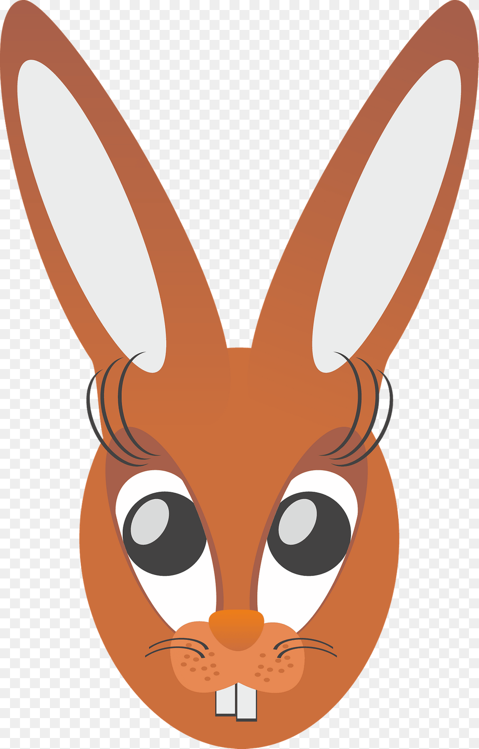 Cartoon Rabbit Face Clipart, Animal, Cat, Mammal, Pet Free Png Download