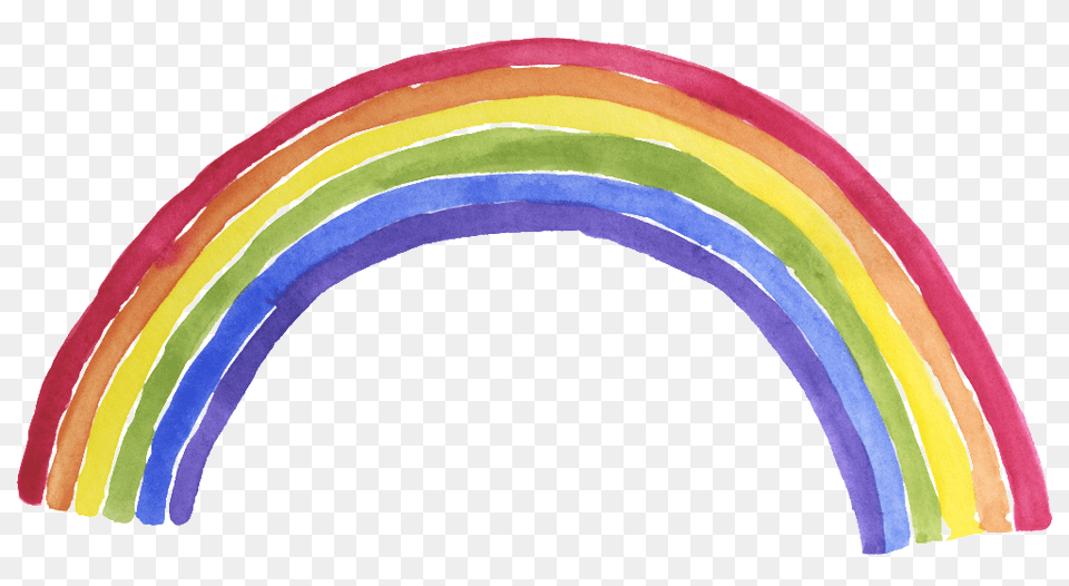 Cartoon Rainbow Transparent Decorative Hoop Free Png Download