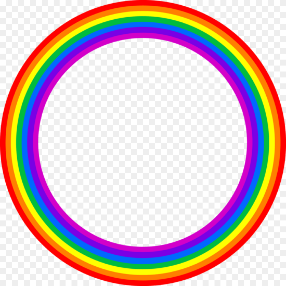 Cartoon Rainbows In The Sky, Light, Hoop, Disk Free Transparent Png