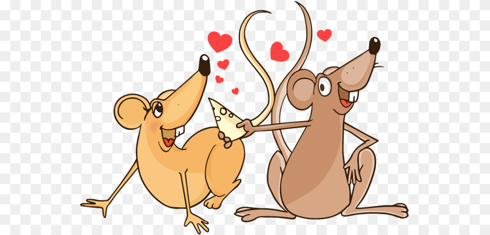 Cartoon Rat Couple In Love Cartoon Rat Love, Baby, Person, Face, Head Png Image