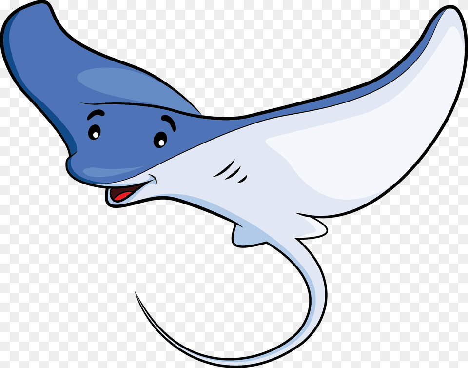 Cartoon Ray Stingray Cartoon, Animal, Fish, Manta Ray, Sea Life Free Png