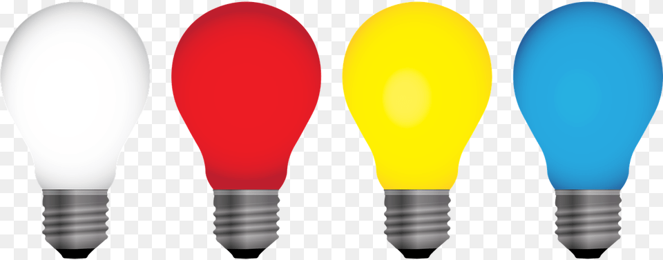 Cartoon Red Colored Light Bulbs, Lightbulb Free Transparent Png