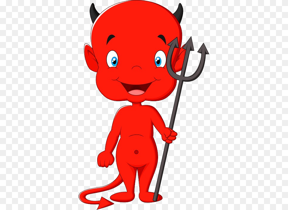 Cartoon Red Devil, Dynamite, Weapon Png Image